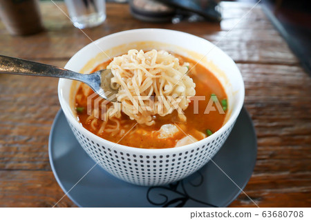 noodles or seafood noodles noodles or seafood noodles 63680708