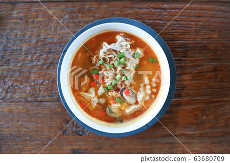 noodles or seafood noodles 63680709