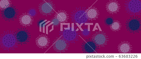 Abstract model of new coronavirus ncov-2019. 63683226