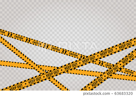 Caution and danger tapes. 63683320