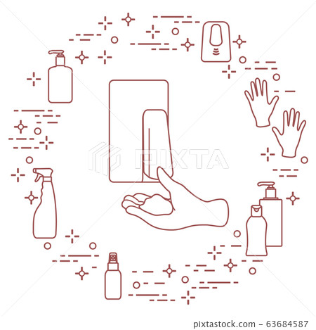 Coronavirus nCoV COVID-19 Hand washing sanitizer Coronavirus nCoV COVID-19 Hand washing sanitizer 63684587