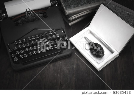hand grenade hidden in a book 63685458