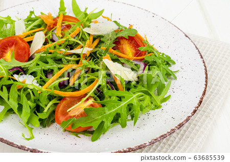 Light vegetable salad, concept of weight loss, 63685539