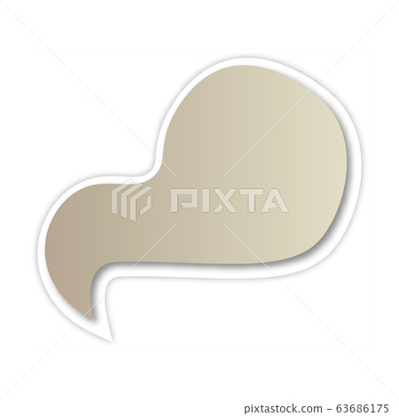 Infographic design thought bubble on the background. Eps 10 vector file. 63686175