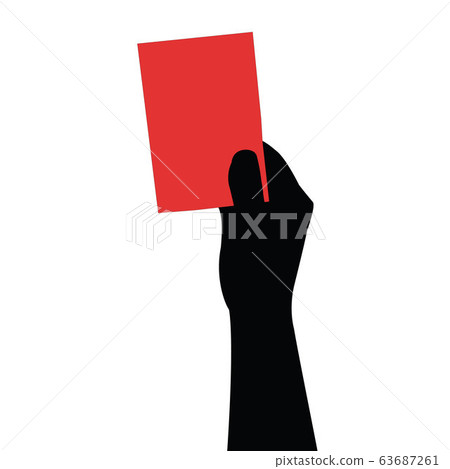 a hand holding placard, silhouette vector a hand holding placard, silhouette vector 63687261