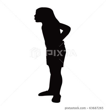 a girl body silhouette vector a girl body silhouette vector 63687265