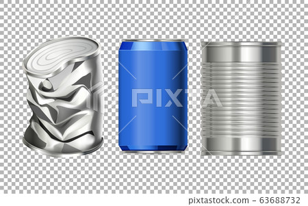 Aluminium can with no label on it - Stock Illustration [63688732] - PIXTA