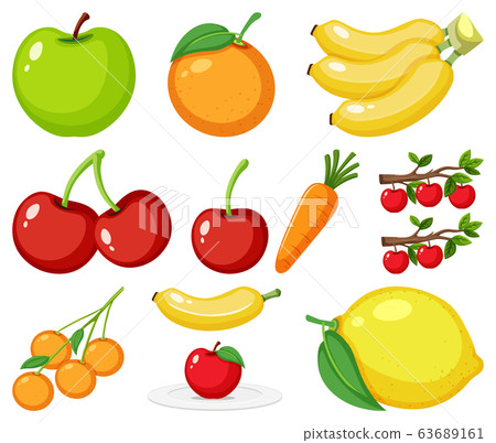 different types of fruits images clipart