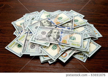 $ 100 bill $ 100 bill 63691876