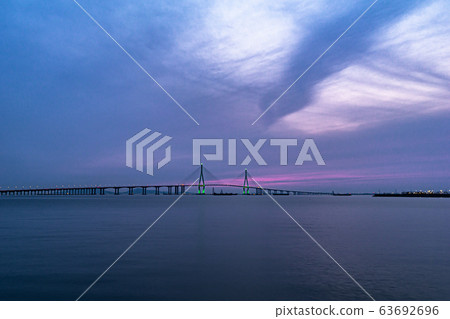 Incheon Bridge Sunset 63692696