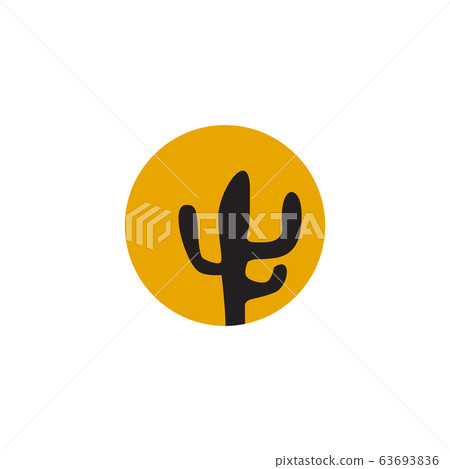 Cactus logo design vector template Cactus logo design vector template 63693836