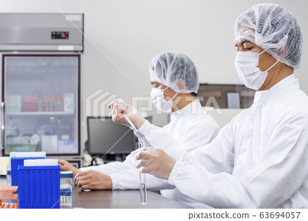 New drug development Research and experiment and inspection Image material Research laboratory 63694057