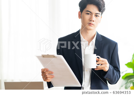 Business man working in office 63694353