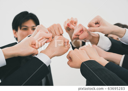 Business team fighting Business team fighting 63695283