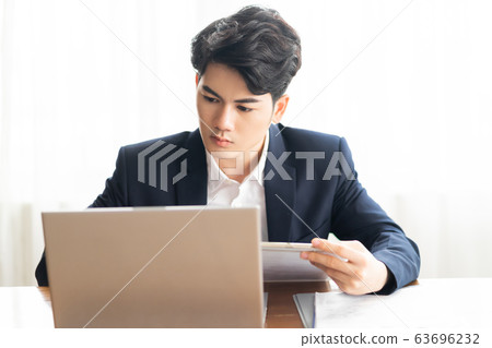 Business man, working, office Business man, working, office 63696232