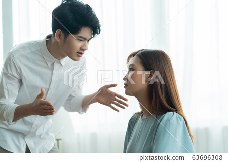 Couple. broke up, fight, domestic violence Couple. broke up, fight, domestic violence 63696308