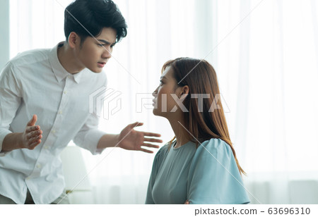 Couple. broke up, fight, domestic violence Couple. broke up, fight, domestic violence 63696310
