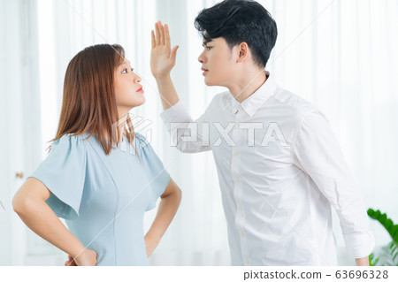 Couple. broke up, fight, domestic violence Couple. broke up, fight, domestic violence 63696328
