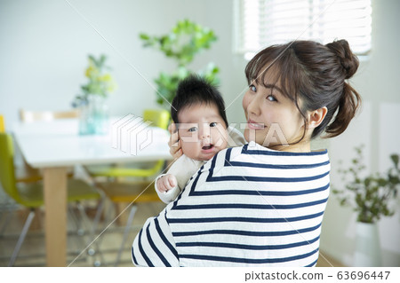 Mom and baby Mom and baby 63696447