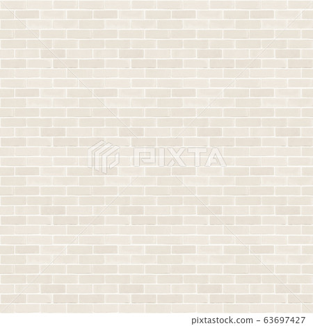 Seamless design vintage style light sepia cream tone brick wall detailed pattern textured  background 63697427