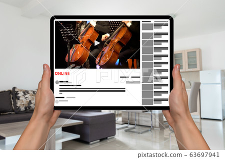 Online concert of classical music. Online concert of classical music. 63697941