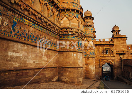 Gwalior fort in Madhya Pradesh, India 63701656