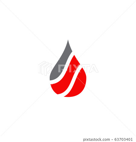 Blood icon logo design vector 63703401