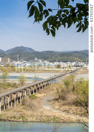靜岡縣島田市大江上長木橋Hourai橋 63703587