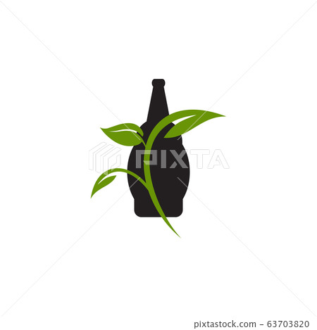 Bottle icon logo design vector template Bottle icon logo design vector template 63703820