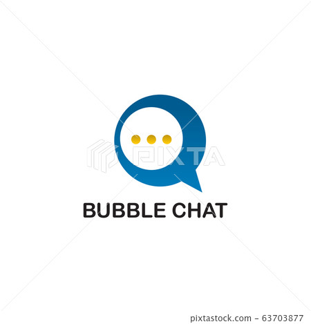 Bubble chat logo design template Bubble chat logo design template 63703877