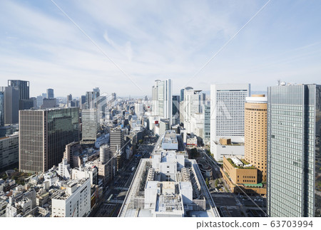 Higashi Umeda cityscape Higashi Umeda cityscape 63703994