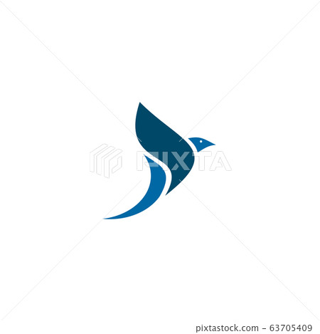 Bird icon logo design vector template Bird icon logo design vector template 63705409