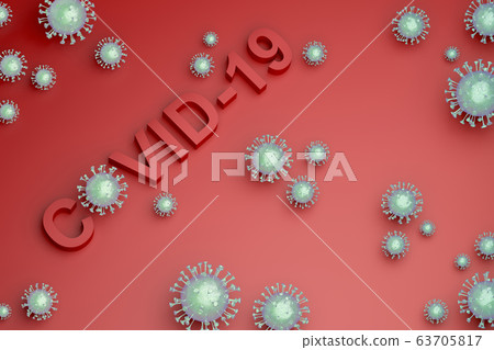 Concept image of covid-19 disease Concept image of covid-19 disease 63705817