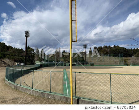 Baseball field light pole 63705824