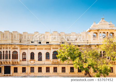 City Palace historical architecture in Udaipur, India City Palace historical architecture in Udaipur, India 63707452