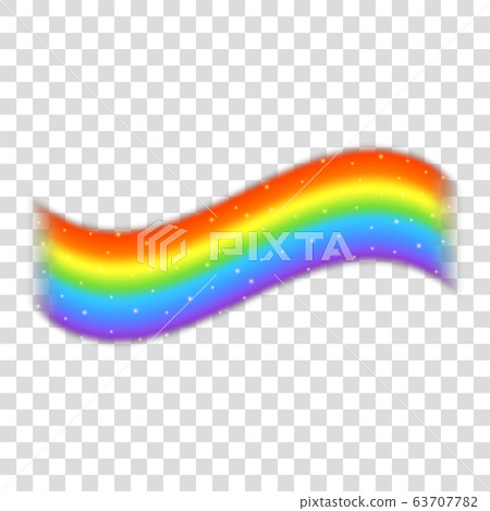 Rainbow icon isolated on transparent background Rainbow icon isolated on transparent background 63707782