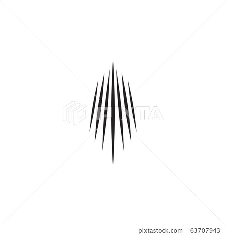 Arrow logo design isolated white background 63707943