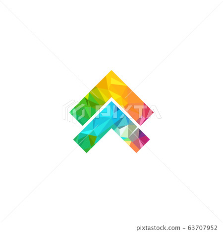 Arrow icon logo design for business company vector 63707952