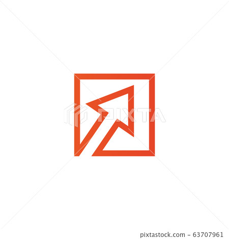 Arrow icon logo design for business company vector 63707961