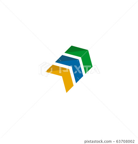 Arrow icon logo design for business company vector 63708002