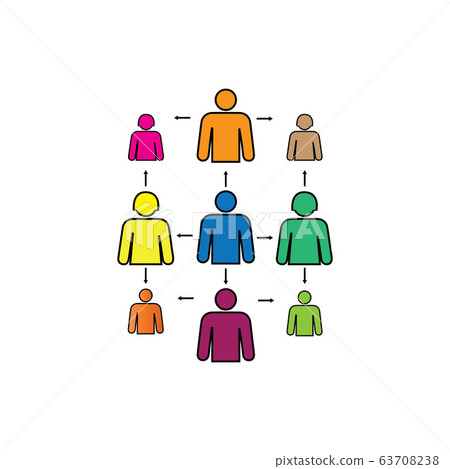 Social Distancing icon and Self Quarantine Social Distancing icon and Self Quarantine 63708238