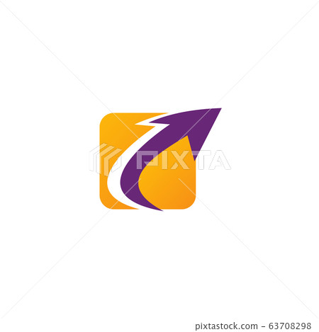 Arrow icon logo design for business company vector - Stock Illustration ...