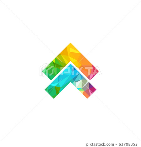 Arrow icon logo design for business company vector Arrow icon logo design for business company vector 63708352