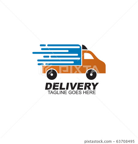 Delivery car logo design vector template 63708495
