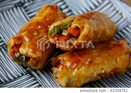 Vegetable Tsukune Teriyaki 63708761