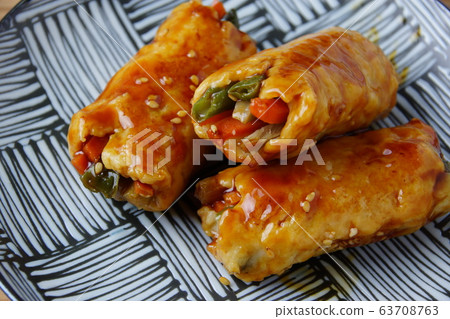 Vegetable Tsukune Teriyaki Vegetable Tsukune Teriyaki 63708763