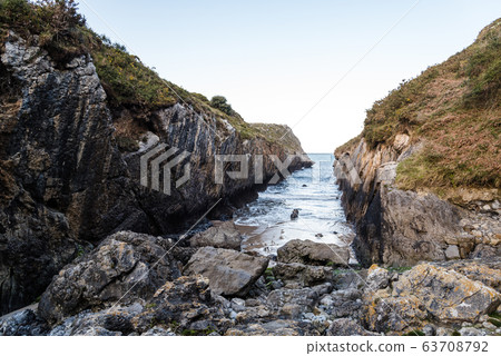 Beach of San Rafael, Saint Raphael, Llanes, Asturias, Spain Beach of San Rafael, Saint Raphael, Llanes, Asturias, Spain 63708792
