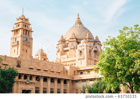 Umaid Bhawan Palace historical building in Jodhpur, India Umaid Bhawan Palace historical building in Jodhpur, India 63710135