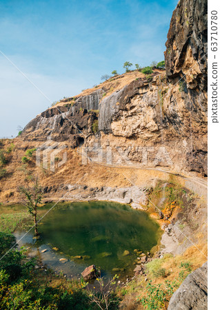 Ellora Caves ancient ruins in Maharashtra, India 63710780