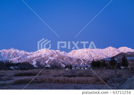 Hakuba Happoone: Northern Alps: Blue Hour @ Hakuba Village, Kitaazumi-gun 63711258